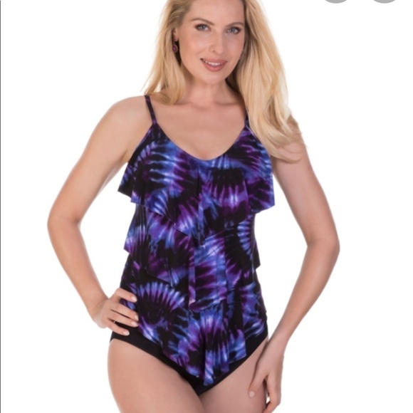 Magicsuit Culture Club Rita soft cup tankini top - Picture 1 of 6